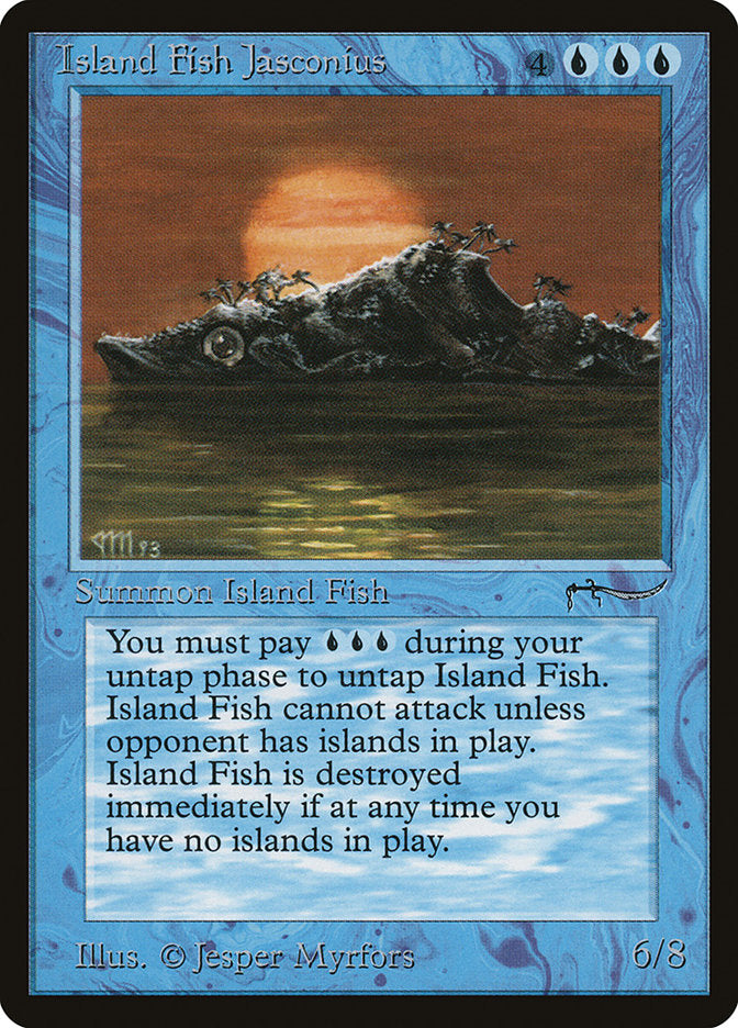 Island Fish Jasconius [Arabian Nights] | Boutique FDB TCG