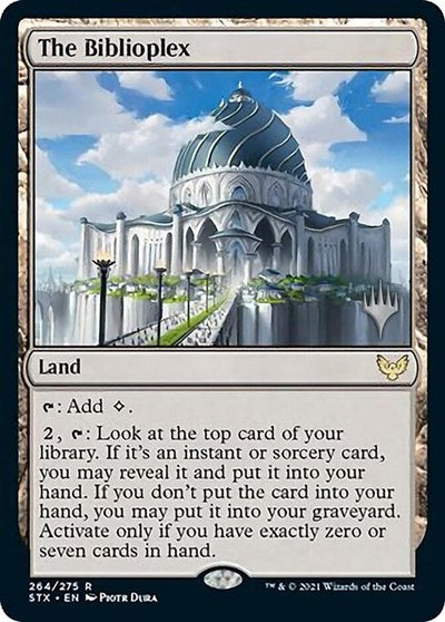 The Biblioplex (Promo Pack) [Strixhaven: School of Mages Promos] | Boutique FDB TCG