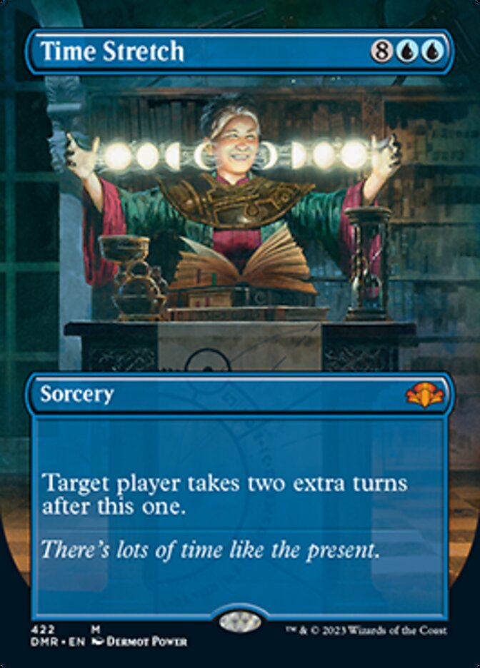 Time Stretch (Borderless Alternate Art) [Dominaria Remastered] | Boutique FDB TCG