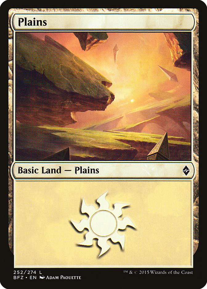 Plains (252a) [Battle for Zendikar] | Boutique FDB TCG