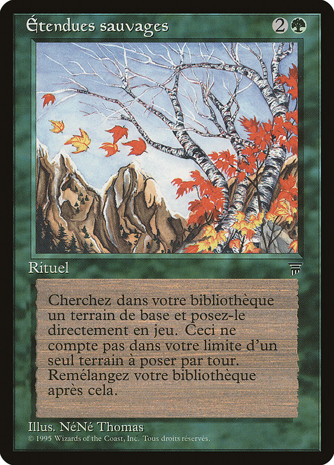 Untamed Wilds (French) - "Etendues sauvages" [Renaissance] | Boutique FDB TCG