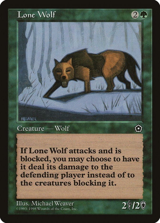 Lone Wolf [Portal Second Age] | Boutique FDB TCG