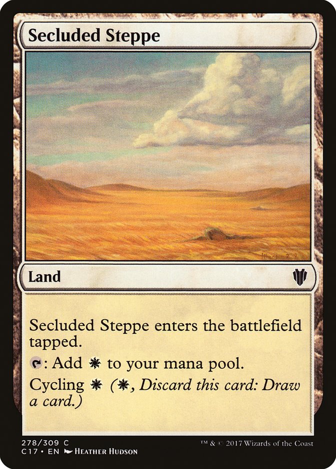 Secluded Steppe [Commander 2017] | Boutique FDB TCG