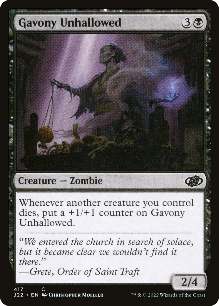 Gavony Unhallowed [Jumpstart 2022] | Boutique FDB TCG