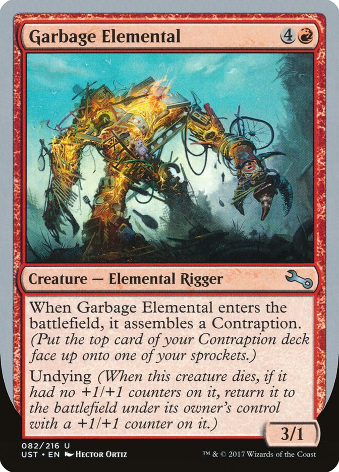 Garbage Elemental (3/1 Creature) [Unstable] | Boutique FDB TCG