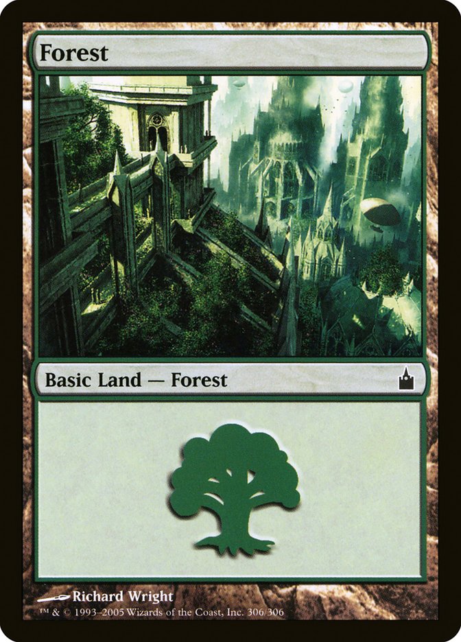 Forest (306) [Ravnica: City of Guilds] | Boutique FDB TCG