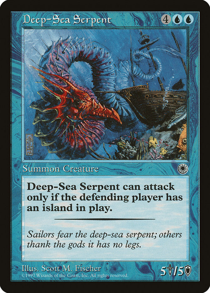 Deep-Sea Serpent [Portal] | Boutique FDB TCG