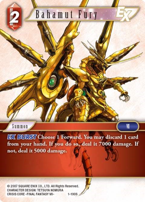 Bahamut Fury EX [Opus I] | Boutique FDB TCG