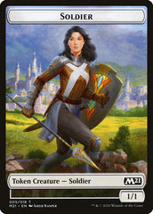 Knight // Soldier Double-Sided Token [Core Set 2021 Tokens] | Boutique FDB TCG