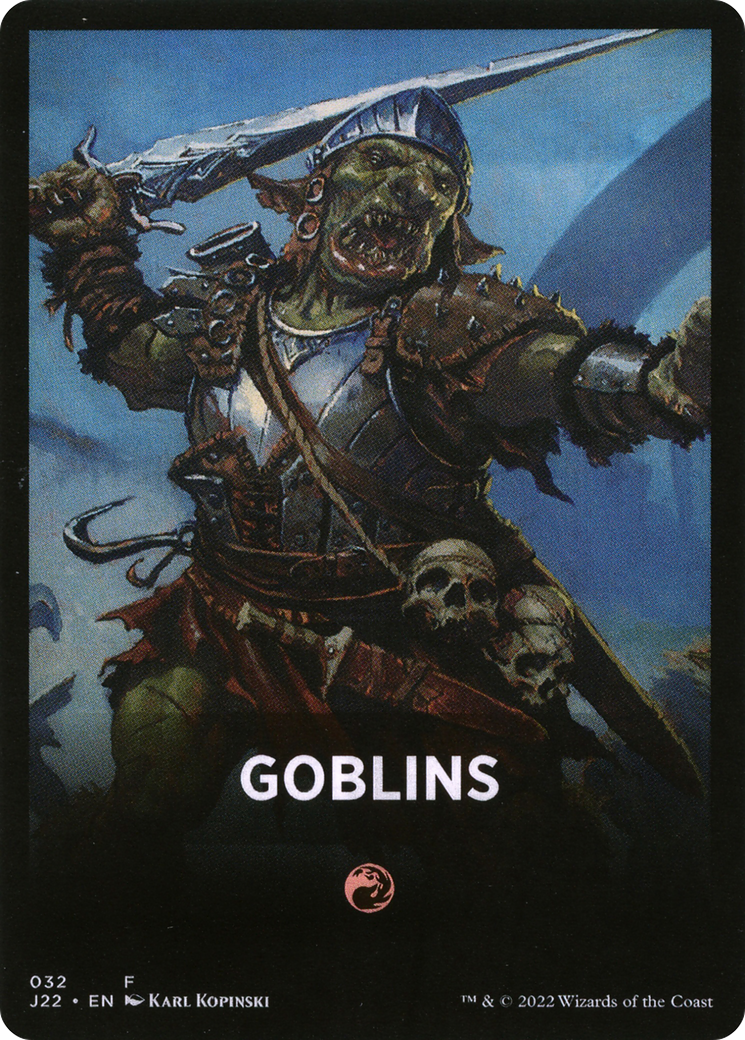 Goblins Theme Card [Jumpstart 2022 Front Cards] | Boutique FDB TCG