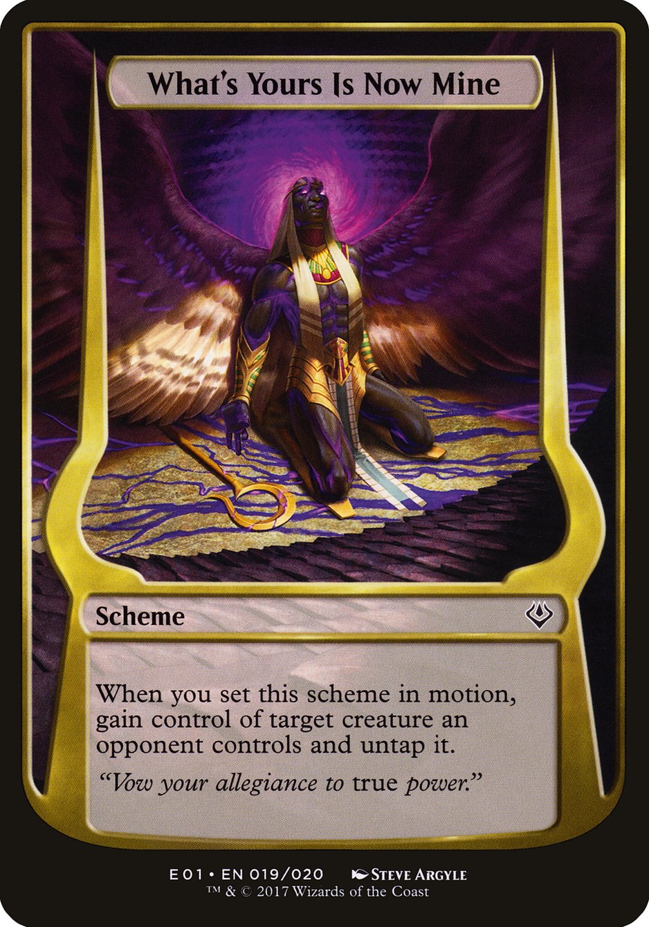 What's Yours Is Now Mine (Schemes) [Archenemy: Nicol Bolas Schemes] | Boutique FDB TCG