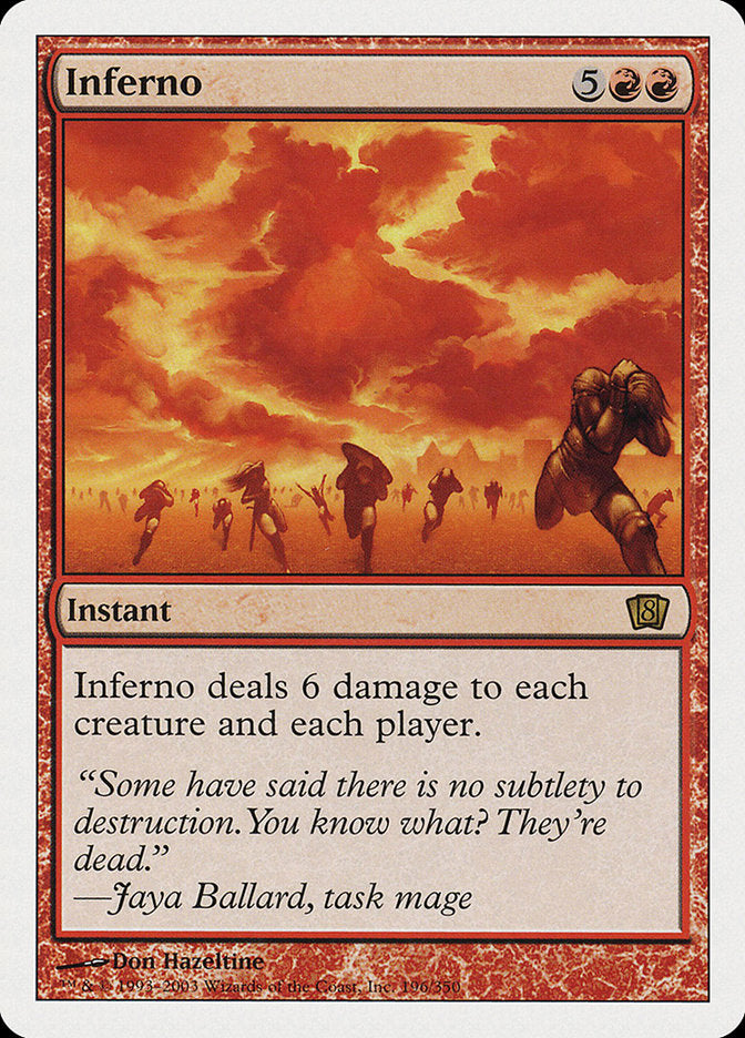 Inferno [Eighth Edition] | Boutique FDB TCG