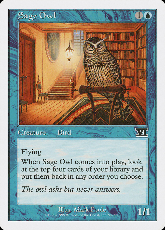 Sage Owl [Classic Sixth Edition] | Boutique FDB TCG