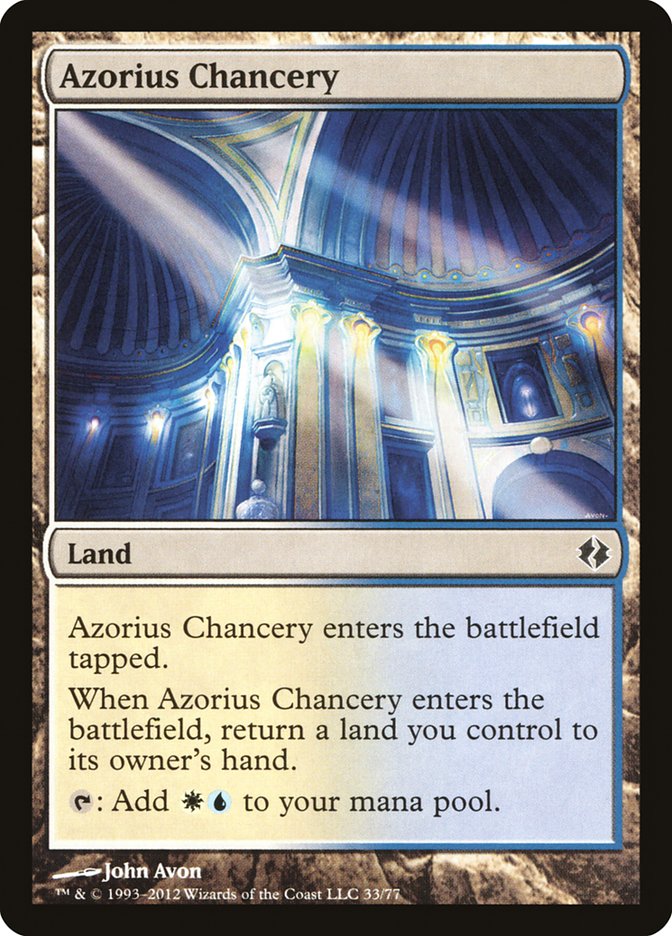 Azorius Chancery [Duel Decks: Venser vs. Koth] | Boutique FDB TCG