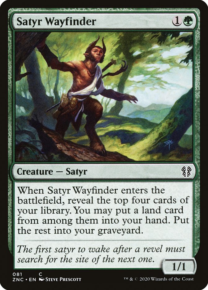 Satyr Wayfinder [Zendikar Rising Commander] | Boutique FDB TCG