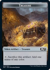Treasure // Zombie Double-Sided Token [Core Set 2021 Tokens] | Boutique FDB TCG