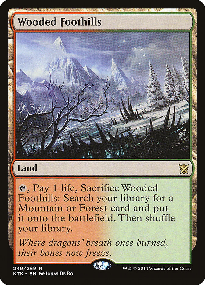 Wooded Foothills [Khans of Tarkir] | Boutique FDB TCG