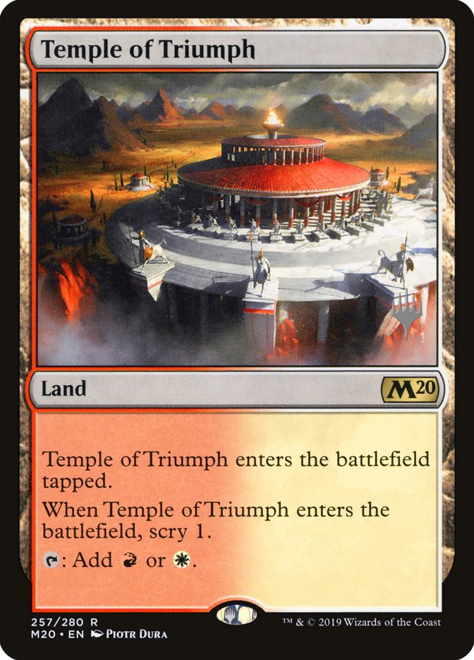 Temple of Triumph (Promo Pack) [Core Set 2020 Promos] | Boutique FDB TCG
