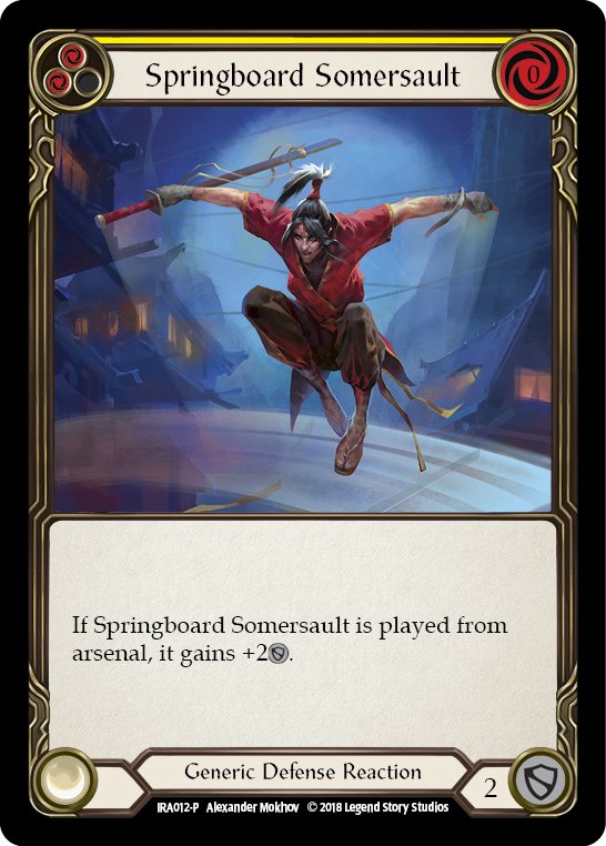 Springboard Somersault [IRA012-P] (Ira Welcome Deck)  1st Edition Normal | Boutique FDB TCG