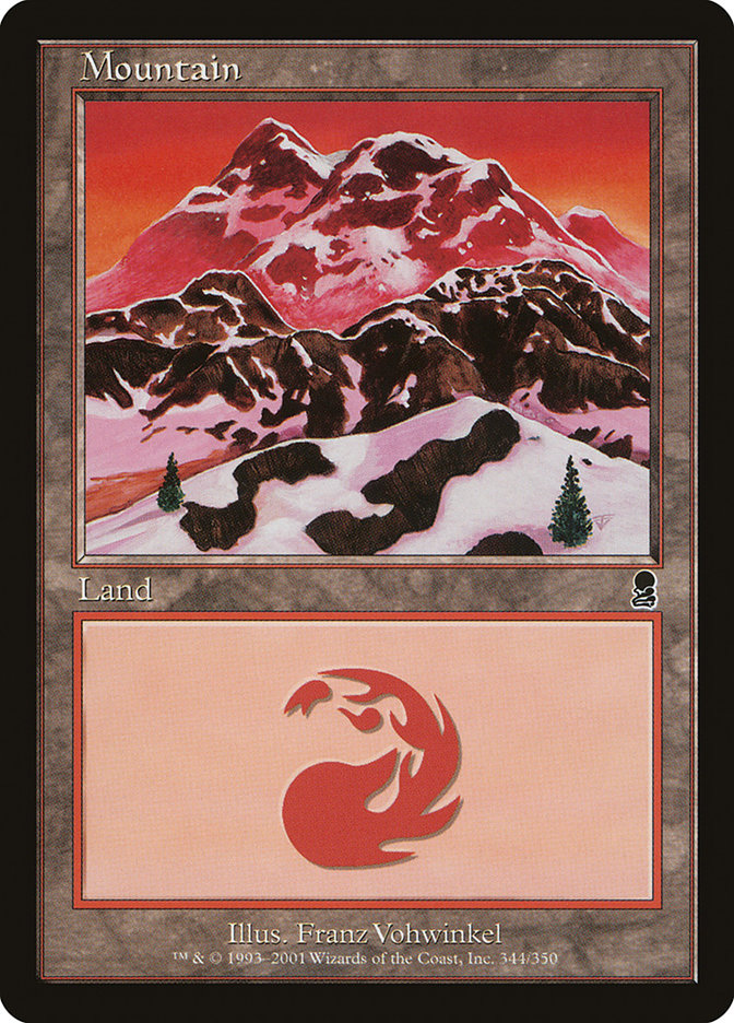 Mountain (344) [Odyssey] | Boutique FDB TCG