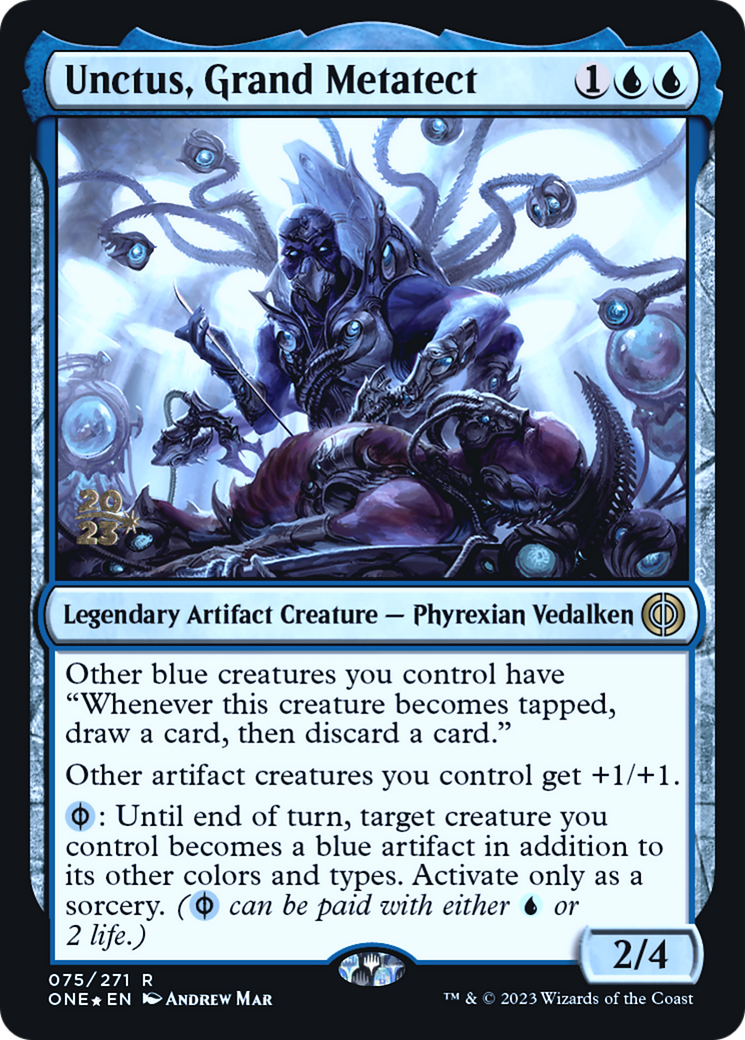 Unctus, Grand Metatect [Phyrexia: All Will Be One Prerelease Promos] | Boutique FDB TCG