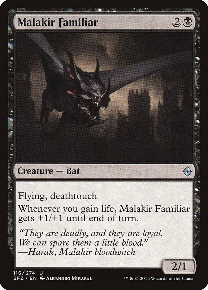 Malakir Familiar [Battle for Zendikar] | Boutique FDB TCG