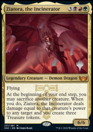 Ziatora, the Incinerator (Promo Pack) [Streets of New Capenna Promos] | Boutique FDB TCG