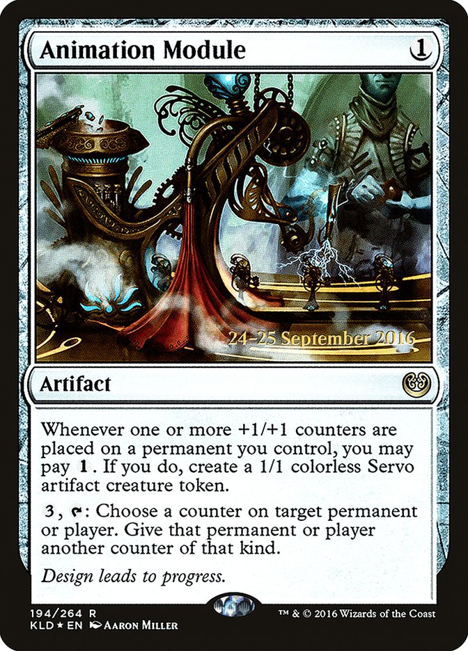 Animation Module [Kaladesh Prerelease Promos] | Boutique FDB TCG