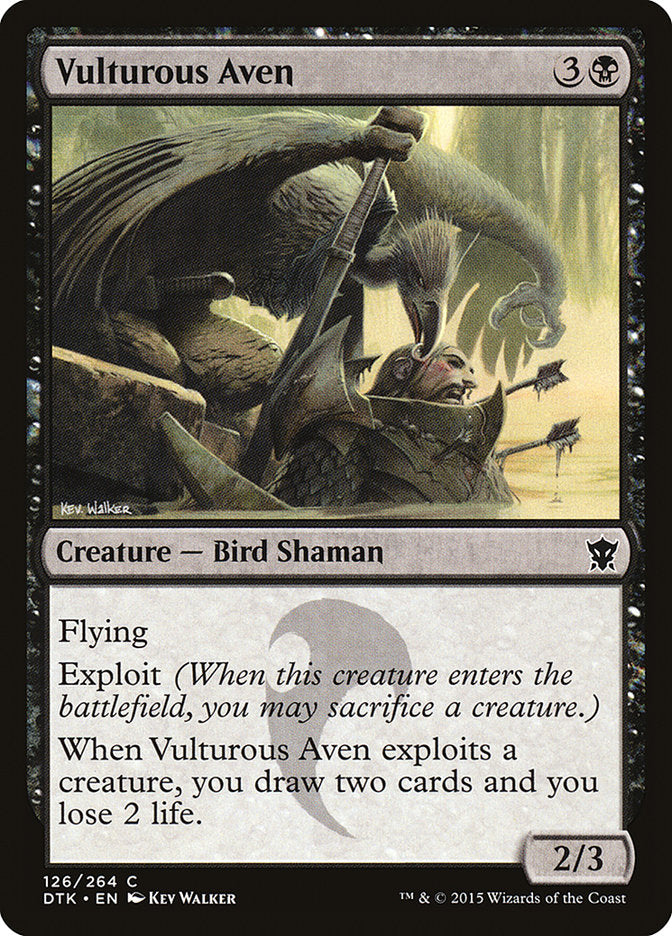 Vulturous Aven [Dragons of Tarkir] | Boutique FDB TCG