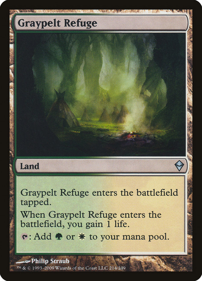 Graypelt Refuge [Zendikar] | Boutique FDB TCG