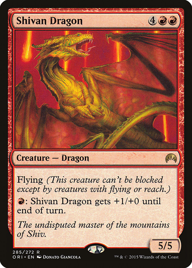 Shivan Dragon [Magic Origins] | Boutique FDB TCG