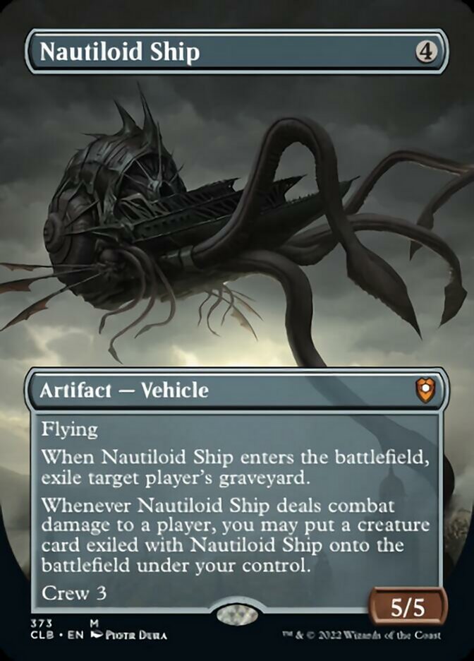 Nautiloid Ship (Borderless Alternate Art) [Commander Legends: Battle for Baldur's Gate] | Boutique FDB TCG