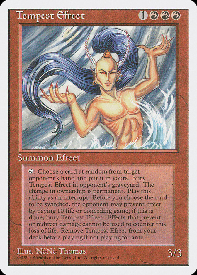 Tempest Efreet [Fourth Edition] | Boutique FDB TCG