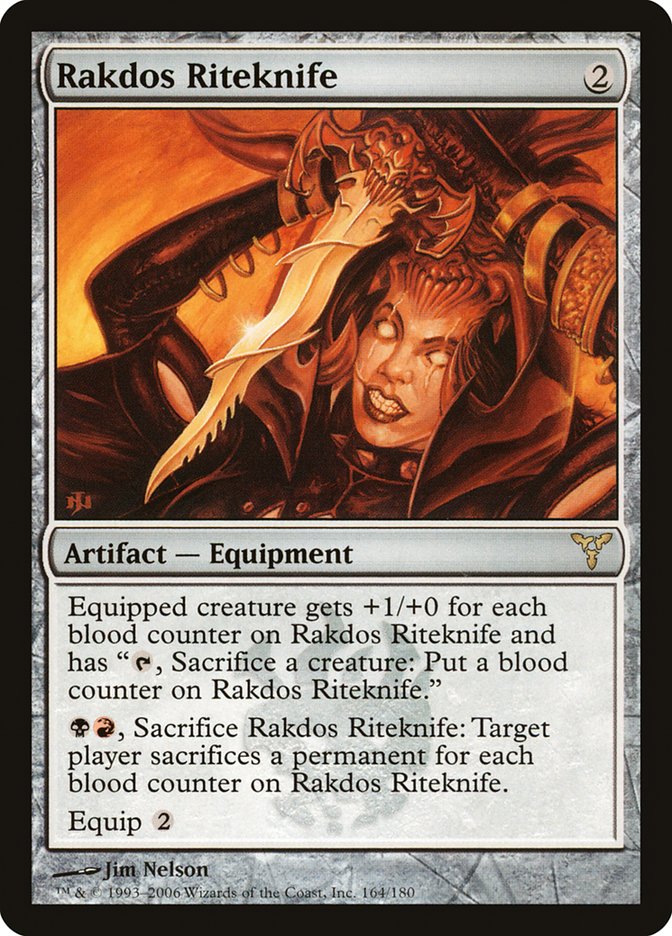 Rakdos Riteknife [Dissension] | Boutique FDB TCG