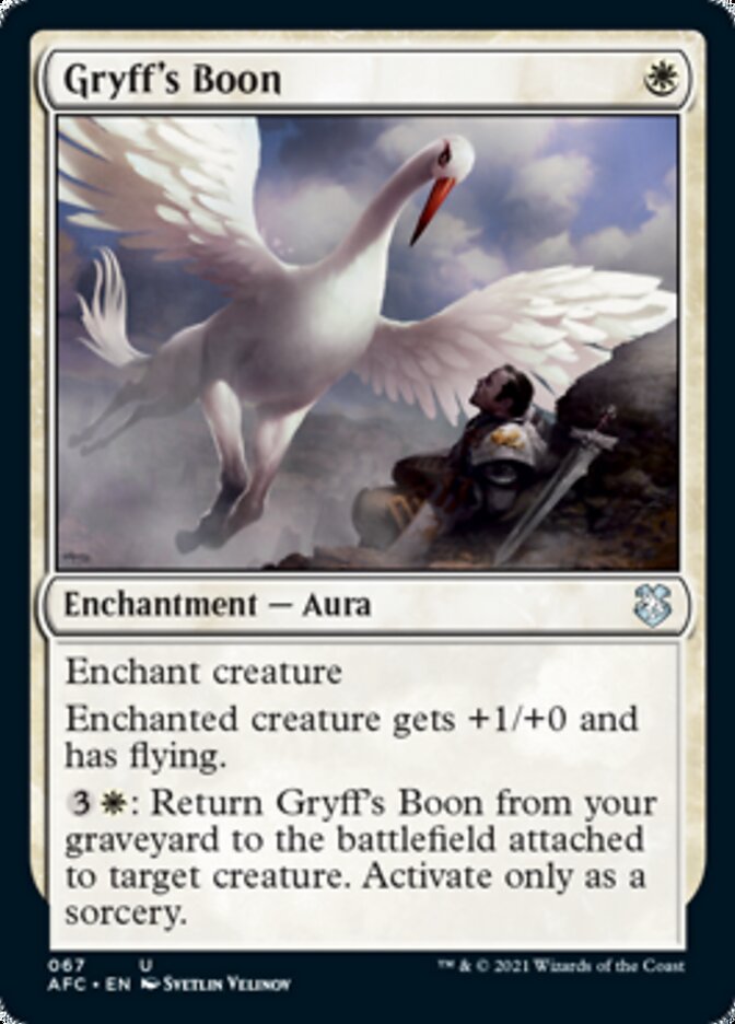 Gryff's Boon [Dungeons & Dragons: Adventures in the Forgotten Realms Commander] | Boutique FDB TCG