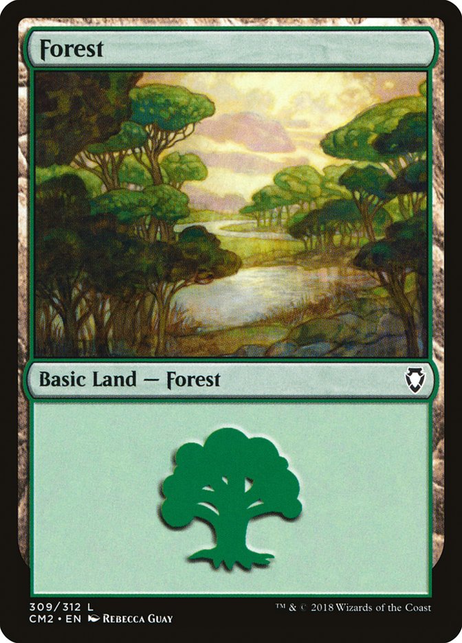 Forest (309) [Commander Anthology Volume II] | Boutique FDB TCG