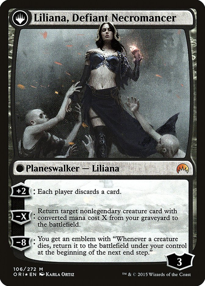 Liliana, Heretical Healer // Liliana, Defiant Necromancer [Magic Origins Prerelease Promos] | Boutique FDB TCG