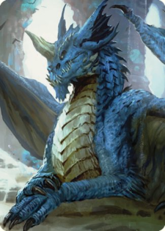 Young Blue Dragon Art Card [Commander Legends: Battle for Baldur's Gate Art Series] | Boutique FDB TCG