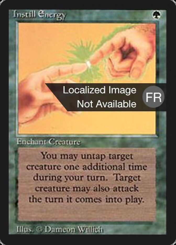 Instill Energy [Foreign Black Border] | Boutique FDB TCG