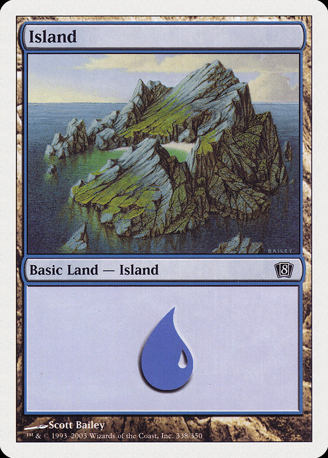 Island (338) [Eighth Edition] | Boutique FDB TCG