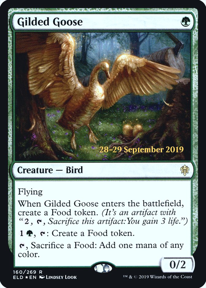 Gilded Goose [Throne of Eldraine Prerelease Promos] | Boutique FDB TCG