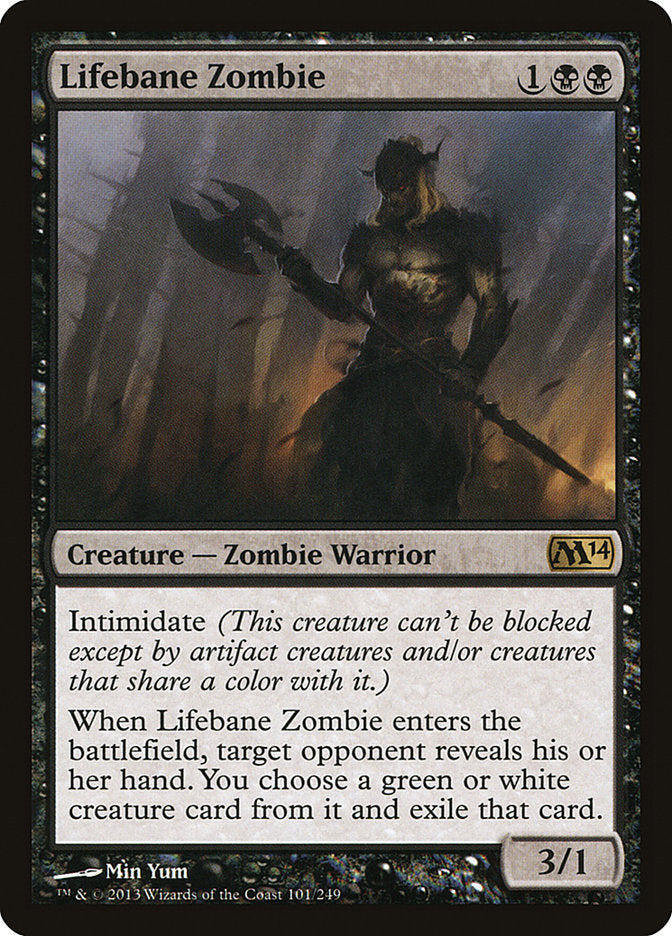 Lifebane Zombie [Magic 2014] | Boutique FDB TCG