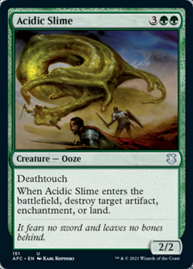 Acidic Slime [Dungeons & Dragons: Adventures in the Forgotten Realms Commander] | Boutique FDB TCG