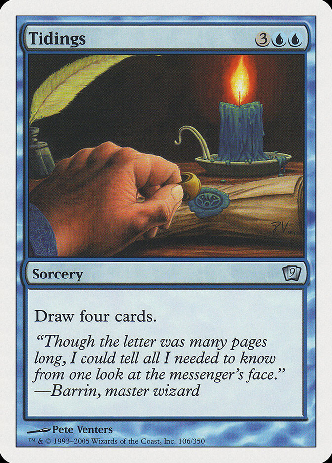 Tidings [Ninth Edition] | Boutique FDB TCG