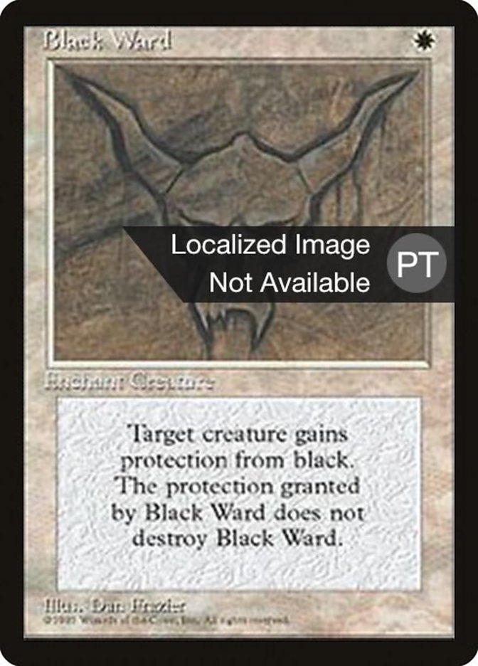 Black Ward [Fourth Edition (Foreign Black Border)] | Boutique FDB TCG