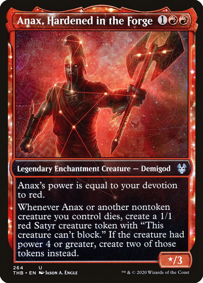 Anax, Hardened in the Forge (Showcase) [Theros Beyond Death] | Boutique FDB TCG