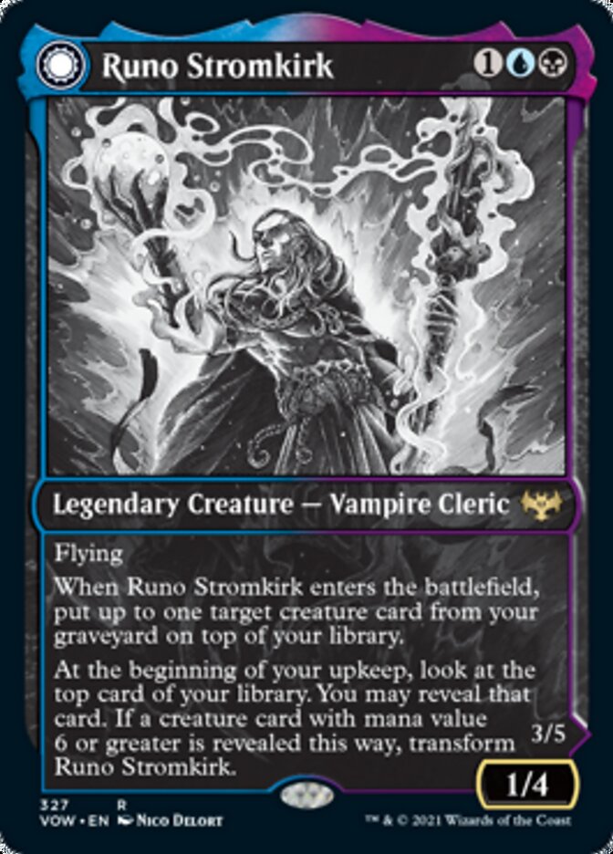 Runo Stromkirk // Krothuss, Lord of the Deep (Showcase Eternal Night) [Innistrad: Crimson Vow] | Boutique FDB TCG