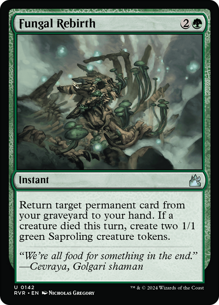 Fungal Rebirth [Ravnica Remastered] | Boutique FDB TCG