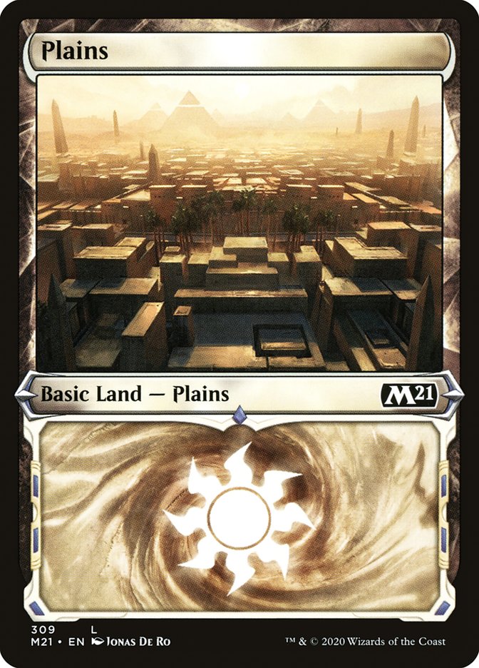 Plains (309) (Showcase) [Core Set 2021] | Boutique FDB TCG