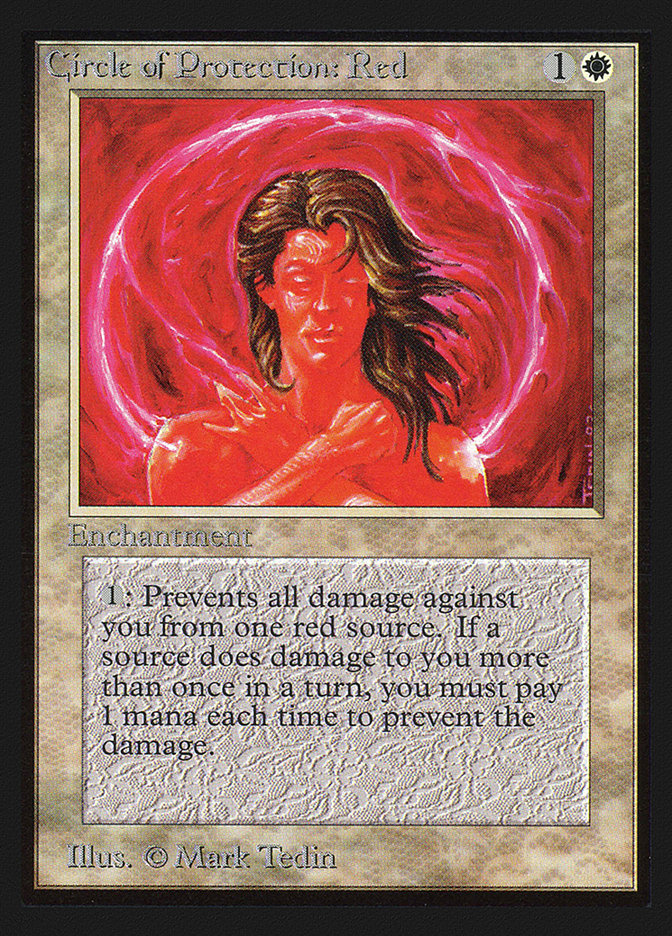 Circle of Protection: Red [International Collectors' Edition] | Boutique FDB TCG